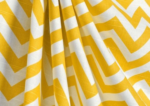  Ткань Zigzag Corn Yellow / Twill